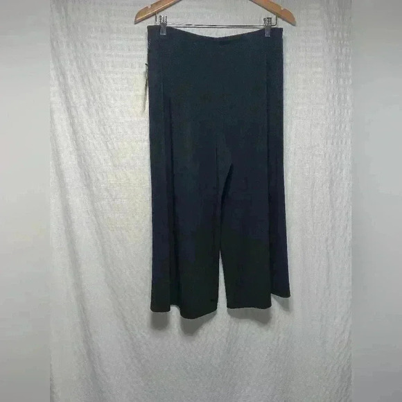 Anne Klien Pull On , wide leg Capris. Ladies size L NWT - Picture 2 of 6